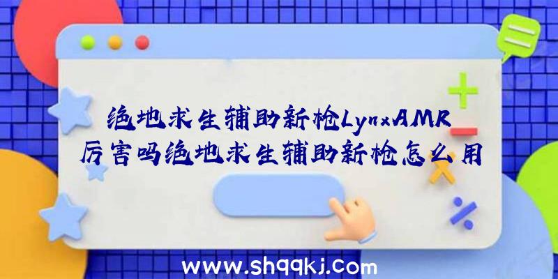 绝地求生辅助新枪LynxAMR厉害吗绝地求生辅助新枪怎么用