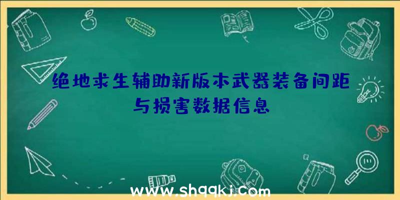 绝地求生辅助新版本武器装备间距与损害数据信息