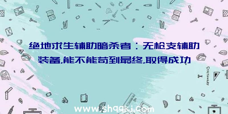 绝地求生辅助暗杀者：无枪支辅助装备，能不能苟到最终，取得成功吃鸡？