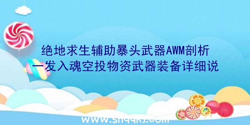 绝地求生辅助暴头武器AWM剖析一发入魂空投物资武器装备详细说明