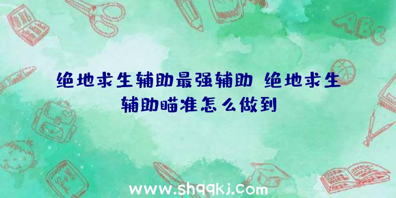 绝地求生辅助最强辅助、绝地求生辅助瞄准怎么做到