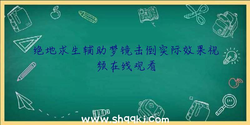 绝地求生辅助梦镜击倒实际效果视频在线观看