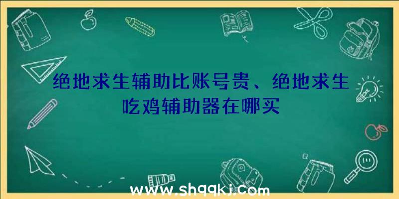 绝地求生辅助比账号贵、绝地求生吃鸡辅助器在哪买