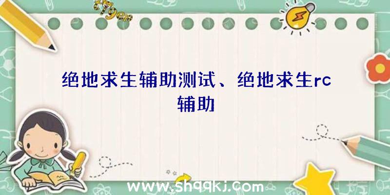 绝地求生辅助测试、绝地求生rc辅助