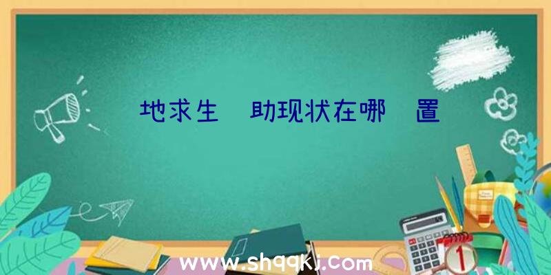 绝地求生辅助现状在哪设置