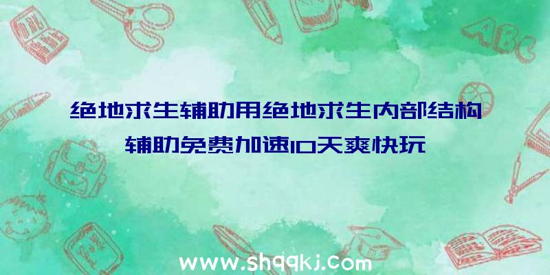 绝地求生辅助用绝地求生内部结构辅助免费加速10天爽快玩