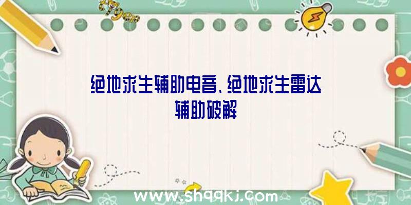 绝地求生辅助电音、绝地求生雷达辅助破解