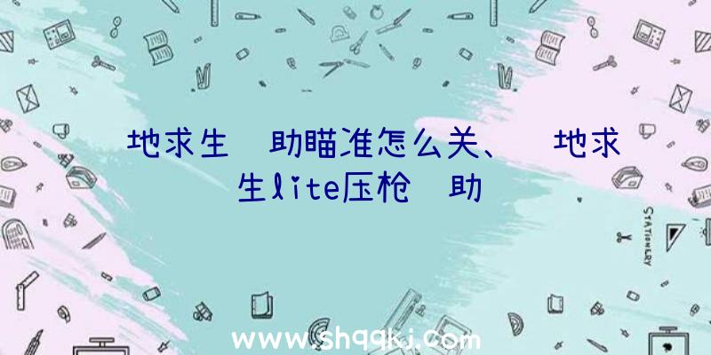 绝地求生辅助瞄准怎么关、绝地求生lite压枪辅助