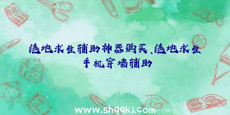 绝地求生辅助神器购买、绝地求生手机穿墙辅助