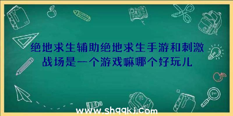 绝地求生辅助绝地求生手游和刺激战场是一个游戏嘛哪个好玩儿