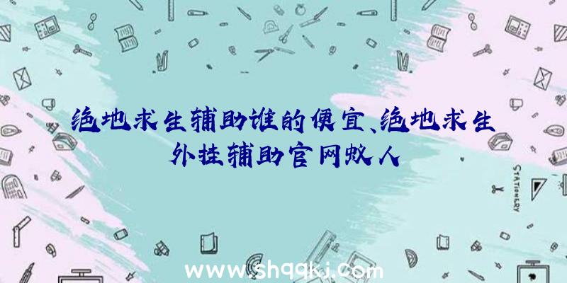 绝地求生辅助谁的便宜、绝地求生外挂辅助官网蚁人