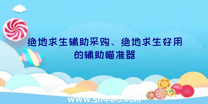 绝地求生辅助采购、绝地求生好用的辅助瞄准器