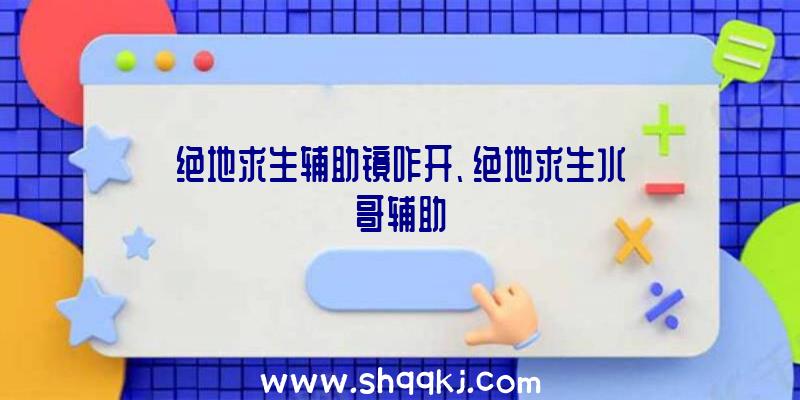 绝地求生辅助镜咋开、绝地求生水哥辅助