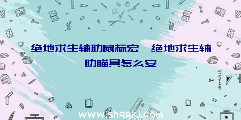 绝地求生辅助鼠标宏、绝地求生辅助瞄具怎么安