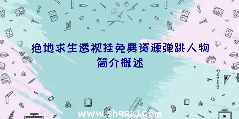 绝地求生透视挂免费资源弹跳人物简介概述