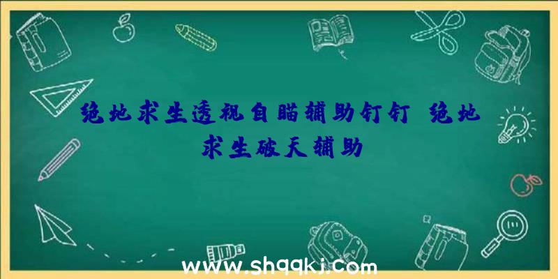 绝地求生透视自瞄辅助钉钉、绝地求生破天辅助