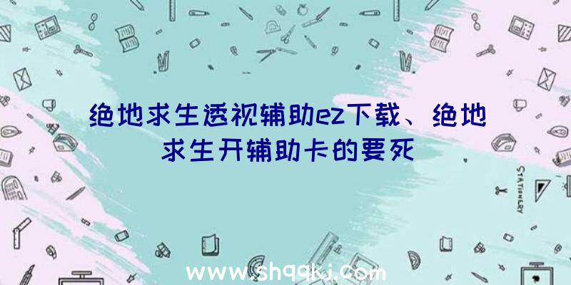 绝地求生透视辅助ez下载、绝地求生开辅助卡的要死