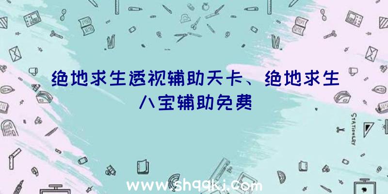 绝地求生透视辅助天卡、绝地求生八宝辅助免费