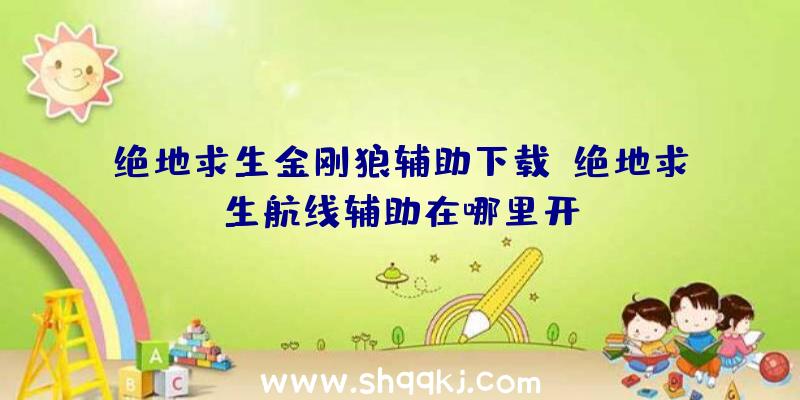 绝地求生金刚狼辅助下载、绝地求生航线辅助在哪里开