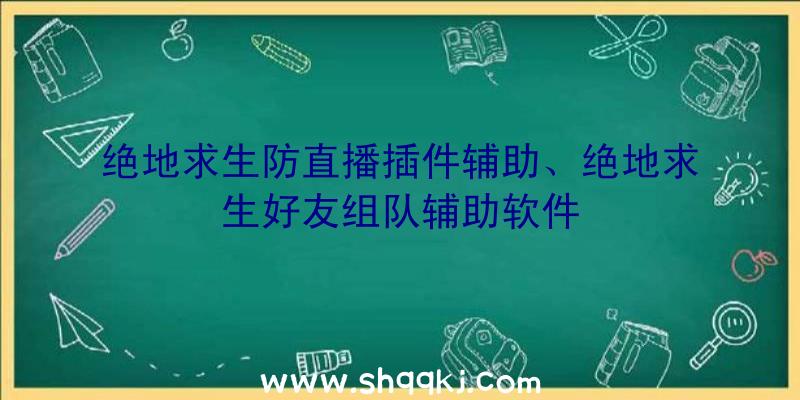 绝地求生防直播插件辅助、绝地求生好友组队辅助软件