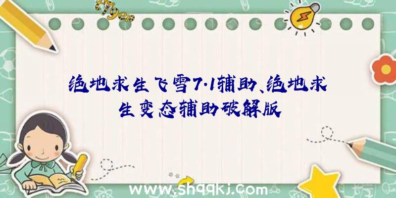 绝地求生飞雪7.1辅助、绝地求生变态辅助破解版