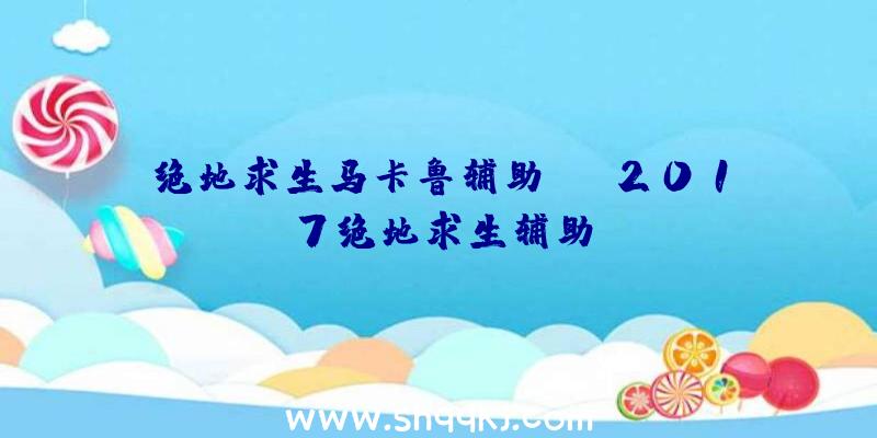 绝地求生马卡鲁辅助、yy2017绝地求生辅助