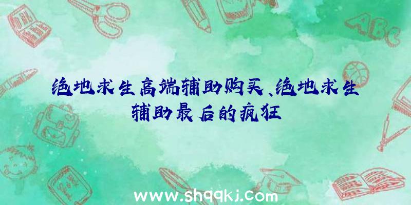 绝地求生高端辅助购买、绝地求生辅助最后的疯狂