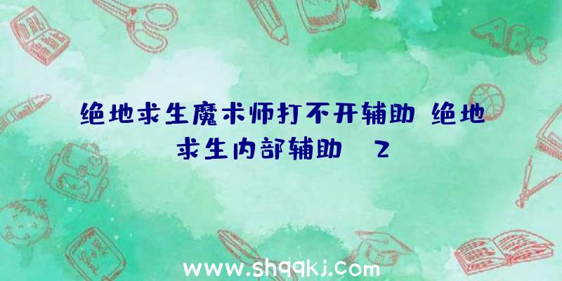 绝地求生魔术师打不开辅助、绝地求生内部辅助hs2