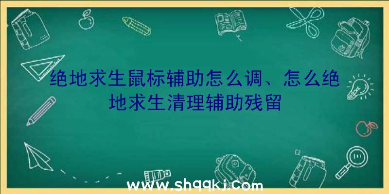 绝地求生鼠标辅助怎么调、怎么绝地求生清理辅助残留