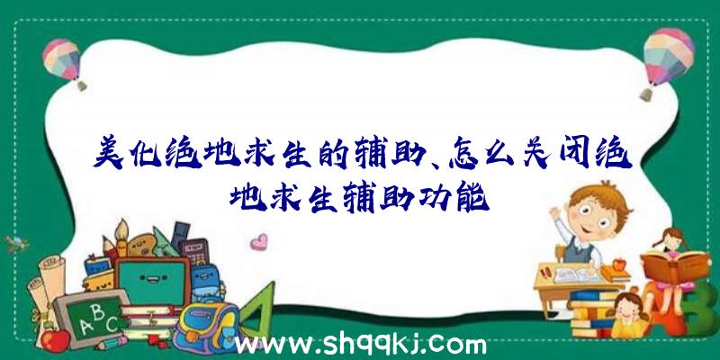 美化绝地求生的辅助、怎么关闭绝地求生辅助功能