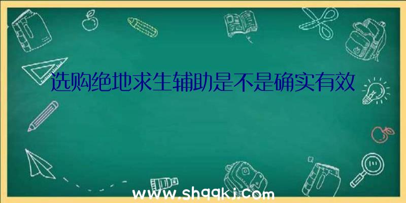 选购绝地求生辅助是不是确实有效