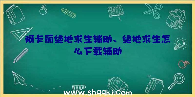 阿卡丽绝地求生辅助、绝地求生怎么下载辅助