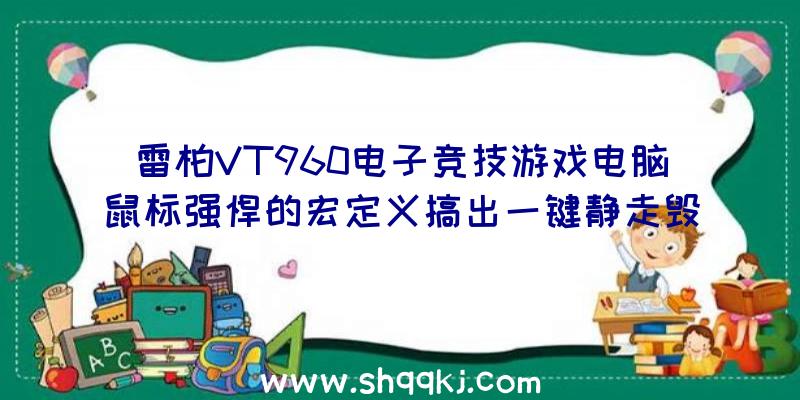 雷柏VT960电子竞技游戏电脑鼠标强悍的宏定义搞出一键静走毁